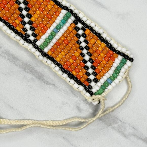 Womens Colorful Beaded Tie Belt - Festival Boho Style ✨ - Picture 9 of 10
